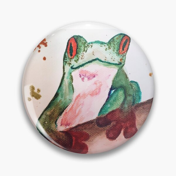 Item preview, watercolor frog designed and sold by Addie-w-W.