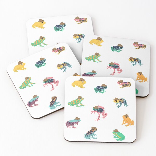 Item preview, Frogs with Cowboy Hats Sticker Pack designed and sold by racheisokay.