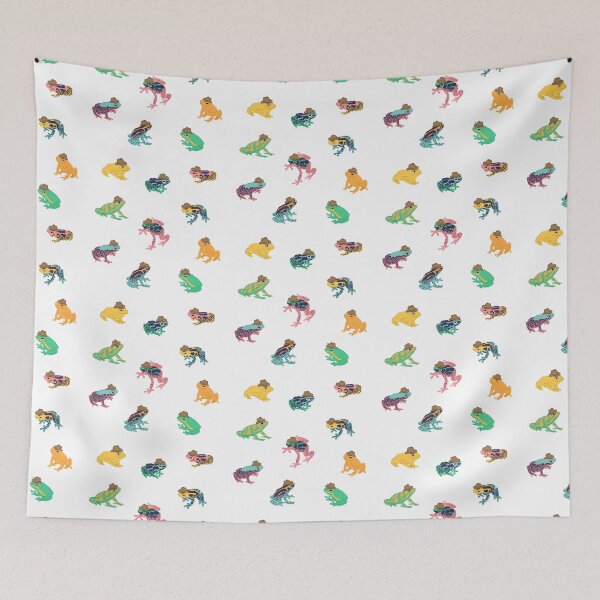 Item preview, Frogs with Cowboy Hats Sticker Pack designed and sold by racheisokay.
