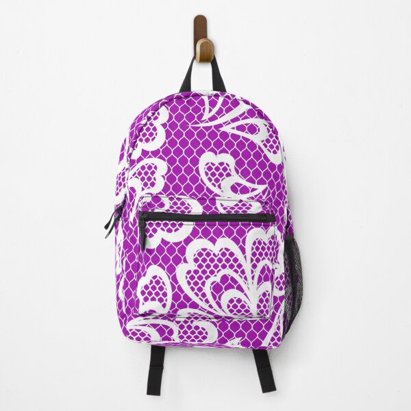 Item preview, Purple and White Lace Pattern. Elegant Chic White Floral Lace Pattern designed and sold by silviaol.