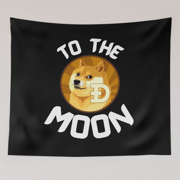 Item preview, Dogecoin to the Moon! Doge Moonshot Crypto designed and sold by Bradford Adams.