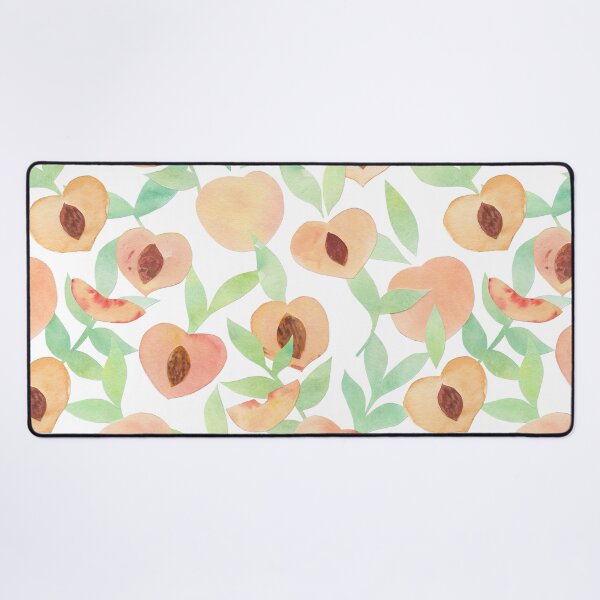 Item preview, Watercolor Peaches designed and sold by latheandquill.