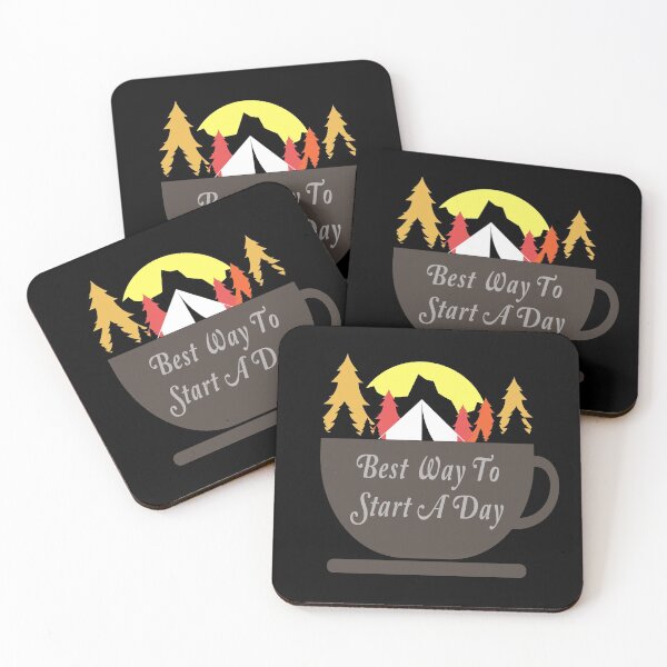 Item preview, Camping Best Way To Start A Day designed and sold by SportsT-Shirts.