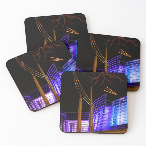 Item preview, Abstract Glowing Arts Centre Building designed and sold by amandaryan-.