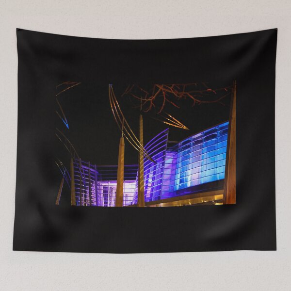 Item preview, Abstract Glowing Arts Centre Building designed and sold by amandaryan-.