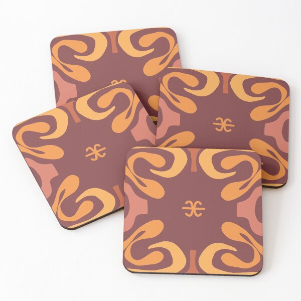 Item preview, Agadir Pattern in Terracotta Earth Tones designed and sold by kierkegaard.