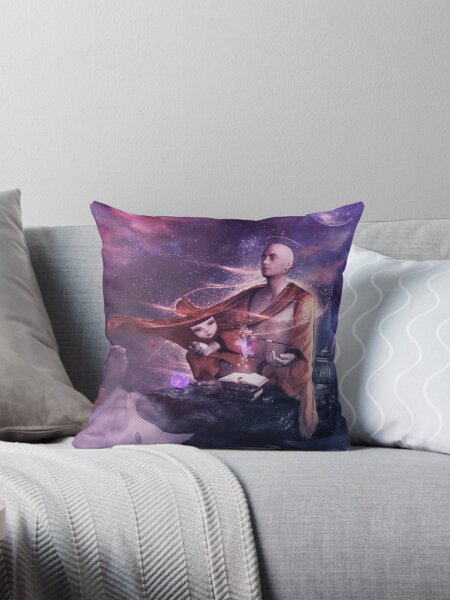 Insight Meditation Throw Pillow