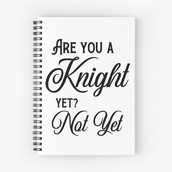 Item preview, Are You a Knight Yet White - Sir gawain and the green knight designed and sold by Desandu.