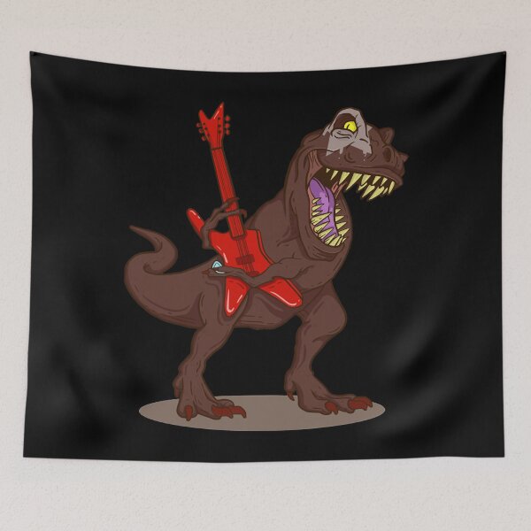 Item preview, Funny Guitar Dinosaur Rex Rockstar Classic designed and sold by LeonConnelly90.
