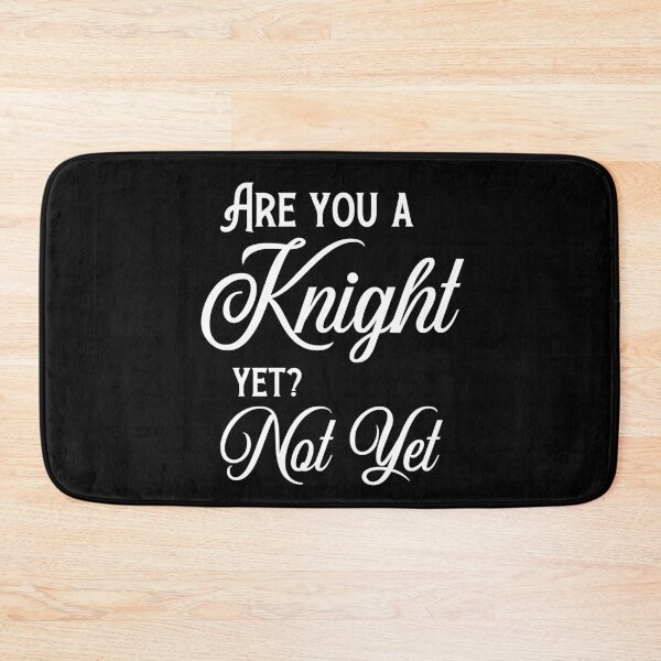 Item preview, Are You a Knight Yet Black - Sir gawain and the green knight designed and sold by Desandu.