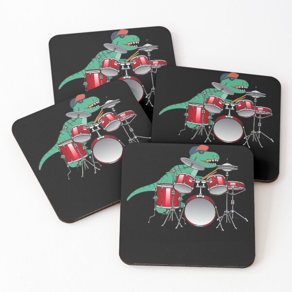 Item preview, Rock And Roll Great Dinosaurs Drums Music Playing T rex Design Classic designed and sold by LeonConnelly90.