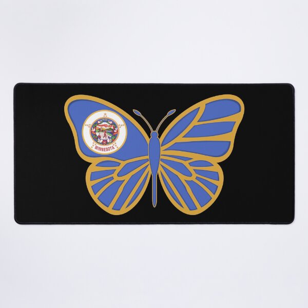 Item preview, State of Minnesota Flag Butterfly 2 designed and sold by Gsallicat.