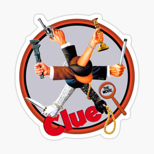 "Clue Vintage" Sticker for Sale by Archibald46 Redbubble