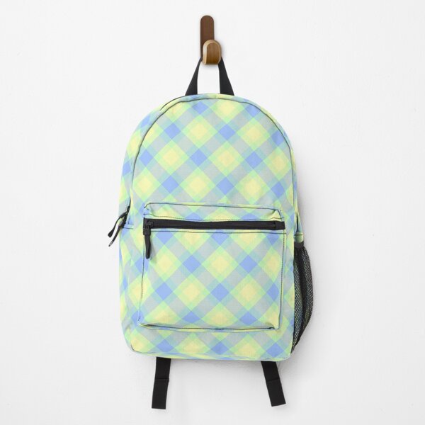 Item preview, Pastel Yellow Blue And Green Diagonal Buffalo Plaid designed and sold by Tamas Das.