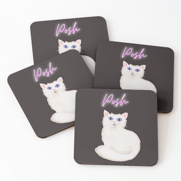 Item preview, Posh White Cat designed and sold by OutofFocusShop.