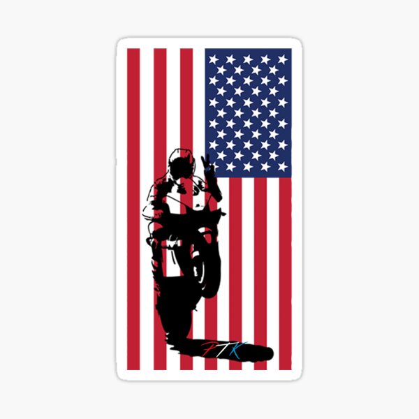 Item preview, Wheelie Moto USA designed and sold by PTKDesigns.