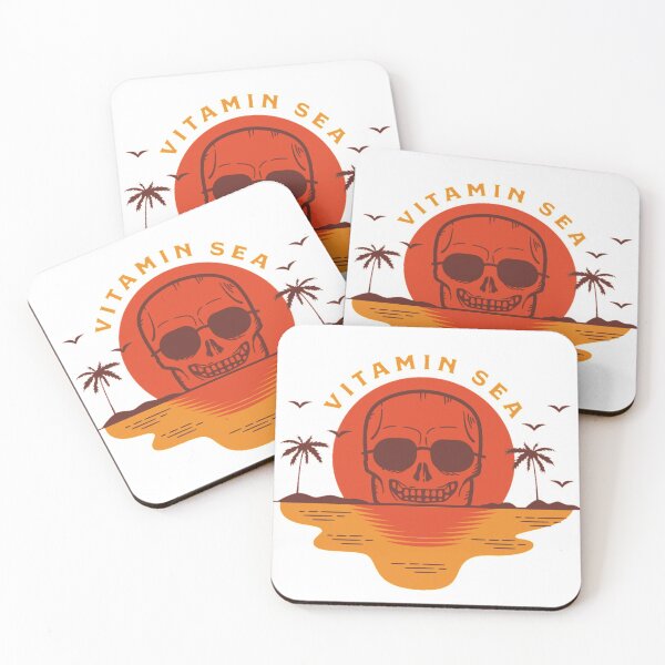 Item preview, Brown and Green sun Biker Circle Surfing Skull Laptop Sticker designed and sold by Casablancashope.