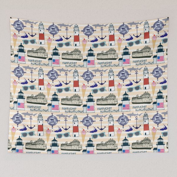 Item preview, ACK Nantucket print designed and sold by cityette.