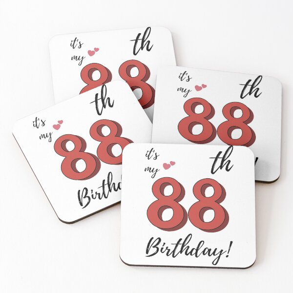 Item preview, It's My 88th Birthday quote designed and sold by WayneTower.