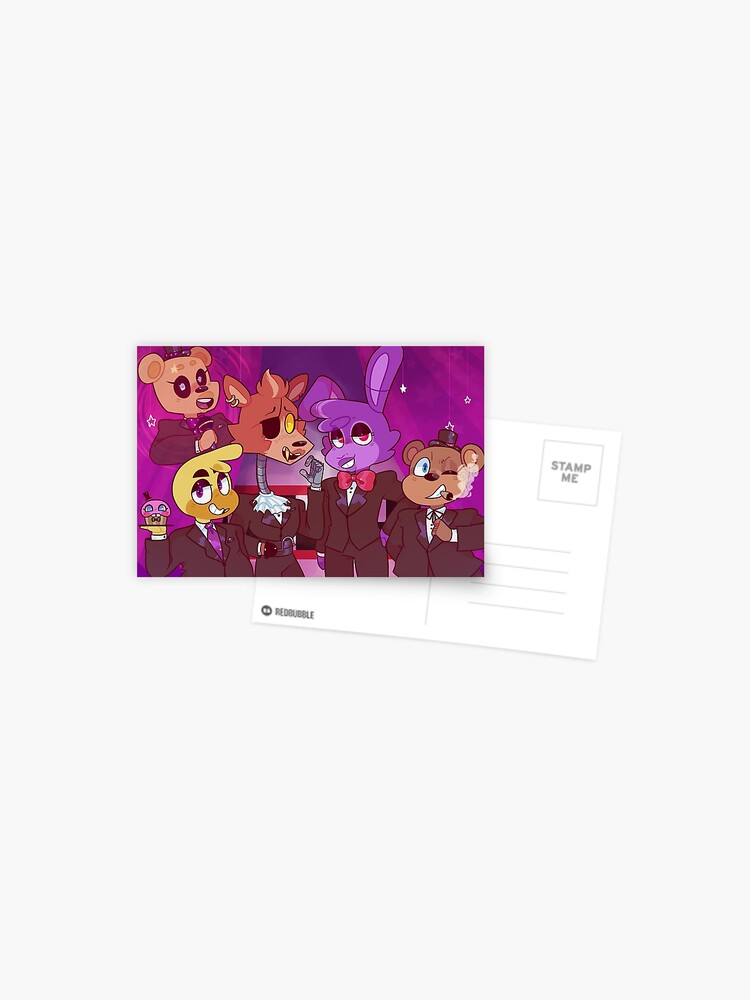 FNAF 4 Nightmare Animatronics Postcard for Sale by ladyfiszi