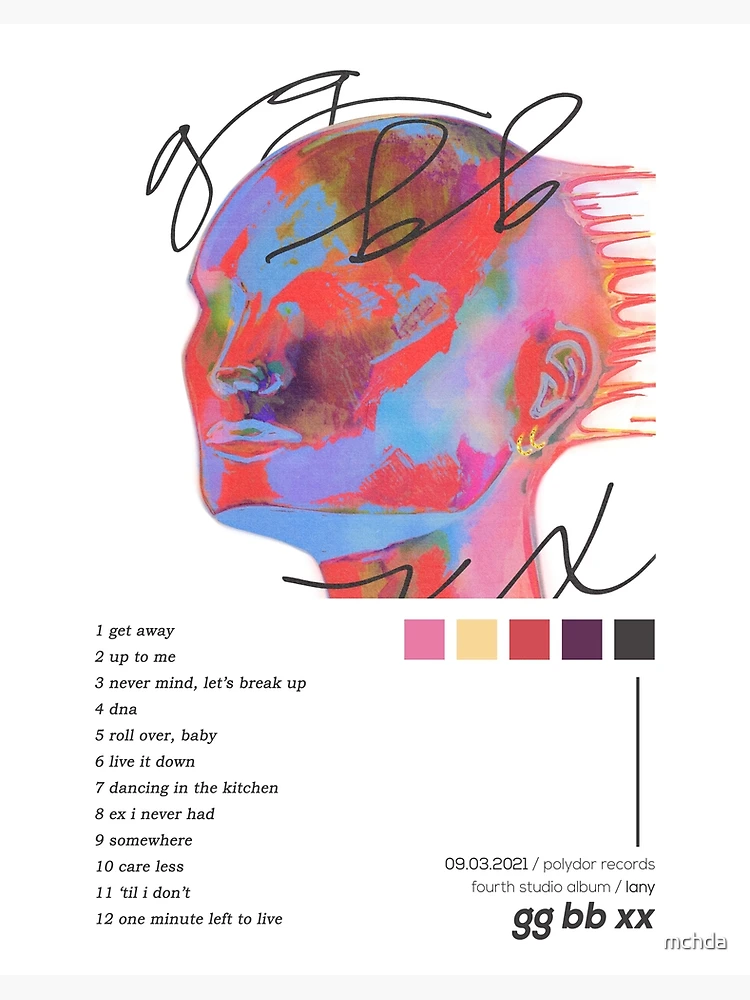 LANY gg bb xx Album Cover Poster