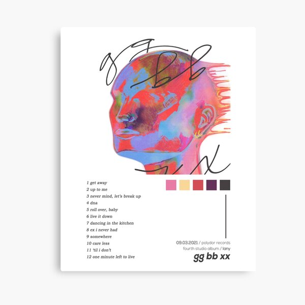 LANY gg bb xx Album Cover Poster