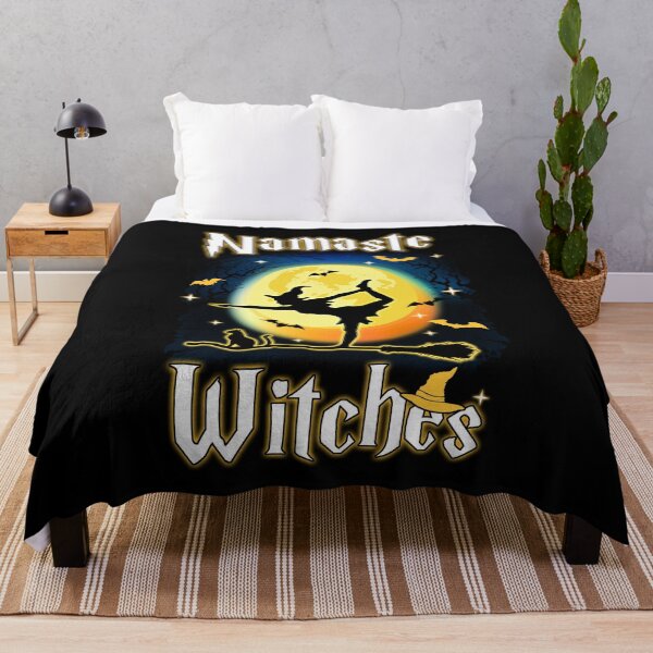Item preview, Namaste Witches Yoga Halloween designed and sold by cadieuxart.
