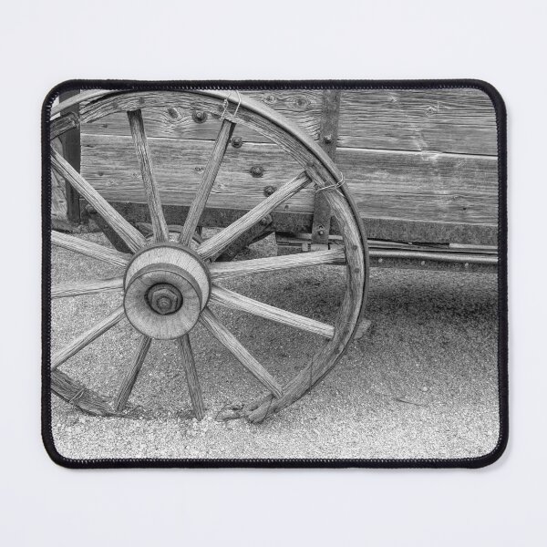 Item preview, Cave Creek Wagon Wheel BW designed and sold by Elisabeth Lucas.