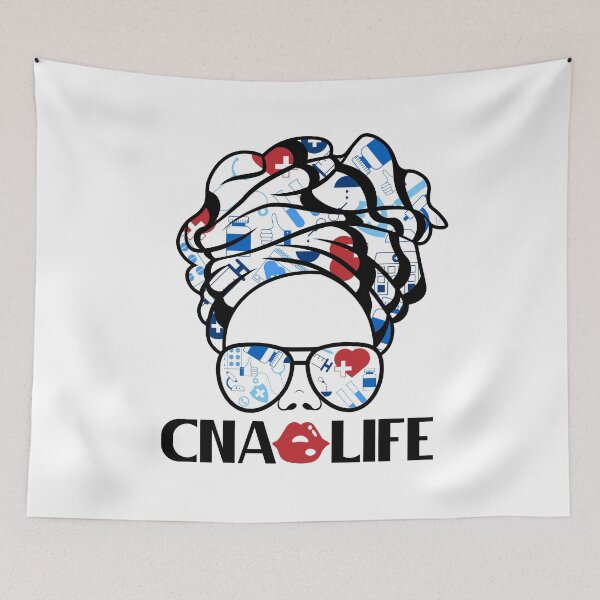Item preview, Towel Messy Hair Woman Bun CNA LIFE , Certified Nursing Life, Scrub Life Nursing designed and sold by ARTsPlural.