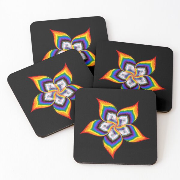 Item preview, Progress Pride Plumeria designed and sold by ElishevaLight.