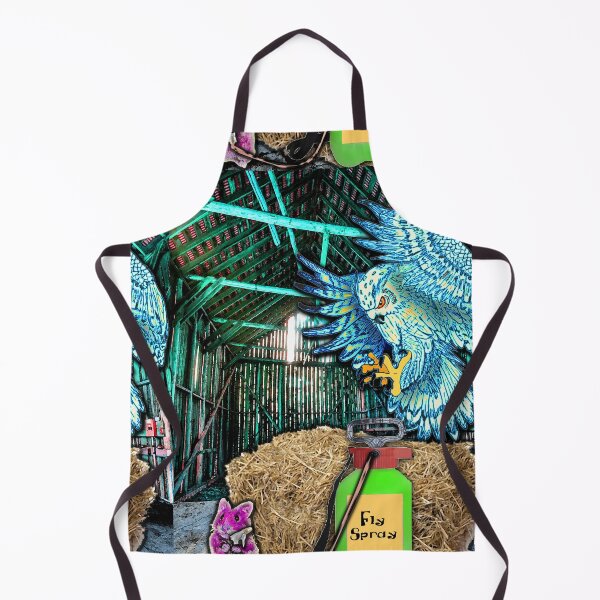 Item preview, espdzines blue the owl meets Fuchsia the hamster. designed and sold by EspDzines.