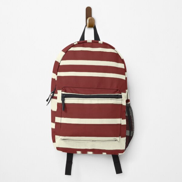 Artikelvorschau, Rote und elfenbeinfarbene Streifen entworfen und verkauft von theted4.