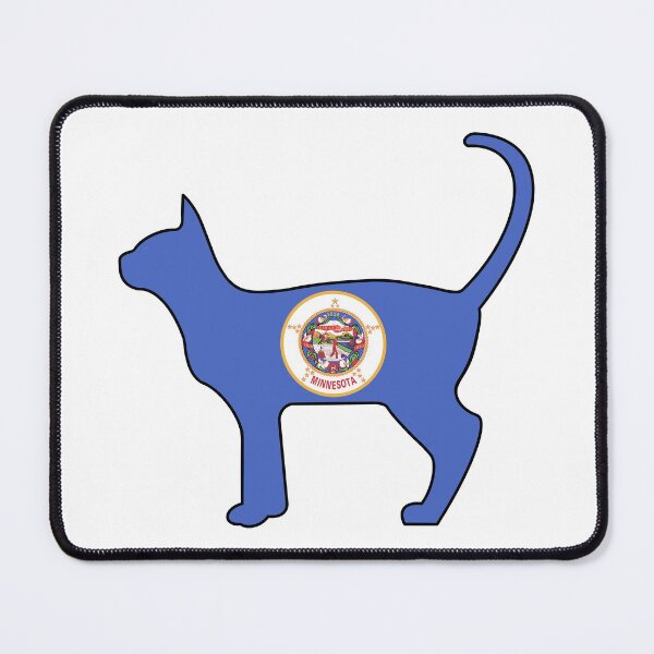 Item preview, State of Minnesota Flag for Cat Lovers designed and sold by Gsallicat.