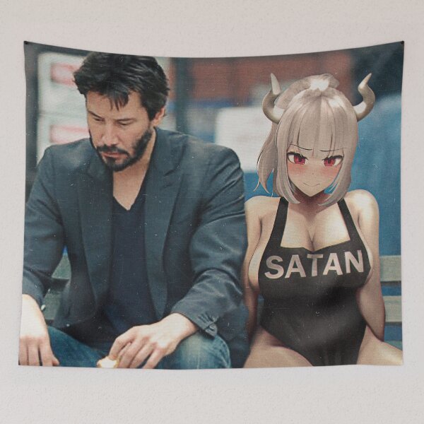 Item preview, Keanu, the Helltaker designed and sold by Gangstas with Waifus.
