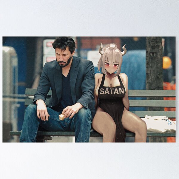 Artikel-Vorschau von Keanu, der Höllenjäger, designt und verkauft von Gangstas with Waifus.