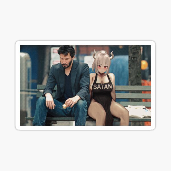 Artikel-Vorschau von Keanu, der Höllenjäger, designt und verkauft von Gangstas with Waifus.