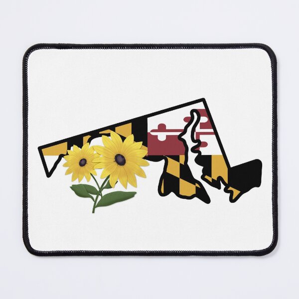 Item preview, State of Maryland Flag with State Flower Black Eyed Susan designed and sold by Gsallicat.