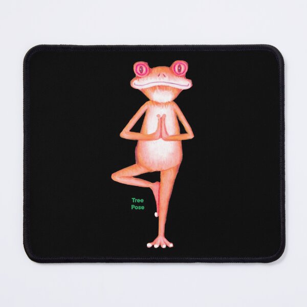 Item preview, Frog doing Yoga Tree Pose designed and sold by janraydesigns.