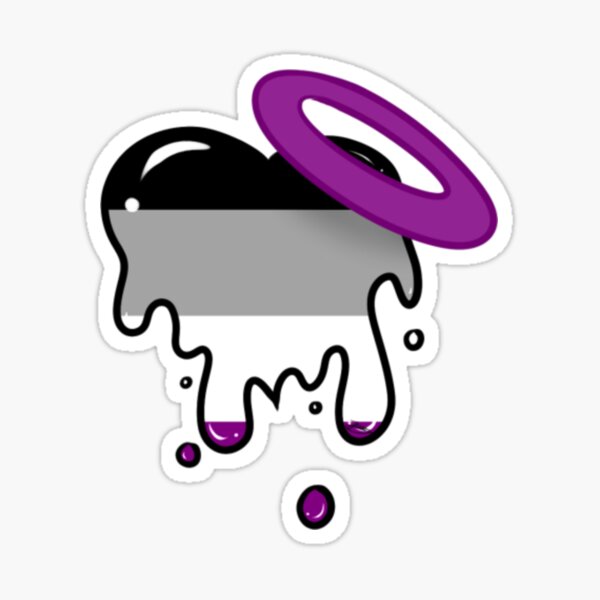 Item preview, Melting Pride Flag Hearts - Asexual designed and sold by tricksterjason.