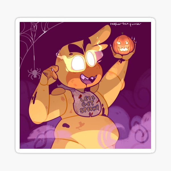 Jack O Chica Five Nights At Freddy S Sticker By Rnother Hen Redbubble