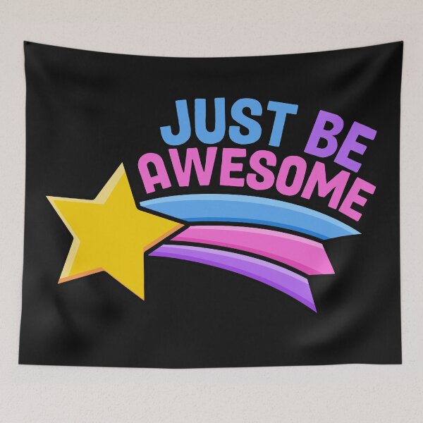 Item preview, Just Be Awesome Shooting Star designed and sold by SLAG-Creative.
