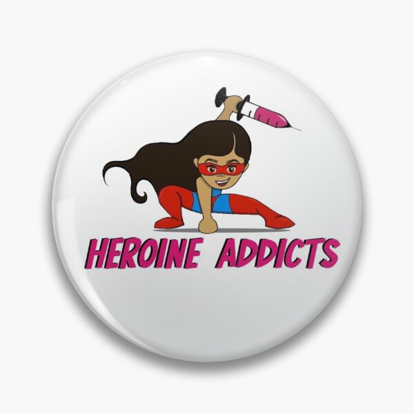 Item preview, Heroine addicts pin designed and sold by Heroineaddicts.