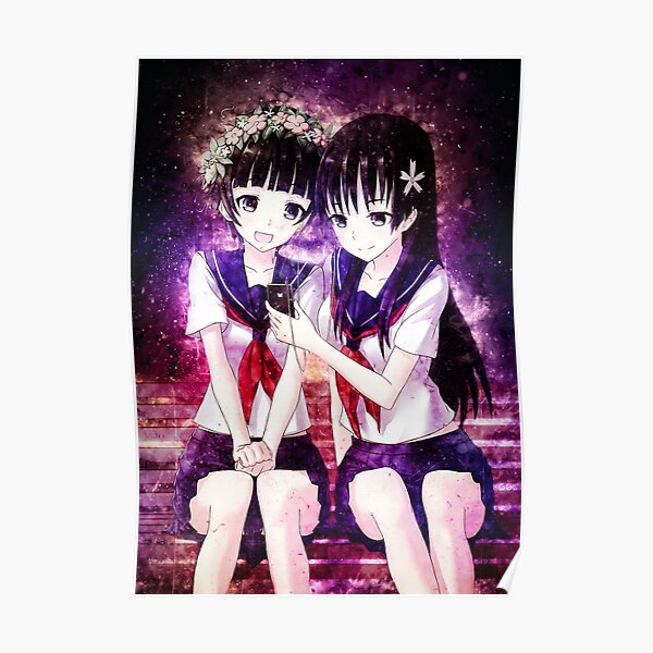 Uiharu Kazari Saten Ruiko A Certain Scientific Railgun Poster For Sale By Spacefoxart Redbubble