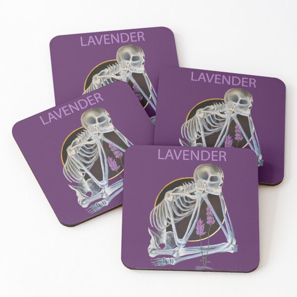 Item preview, Lavender Flowers and Skeleton designed and sold by MAG-The-Artist.