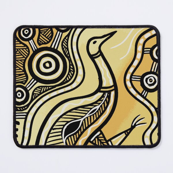 Item preview, Authentic Aboriginal Art - Emu designed and sold by HogarthArts.