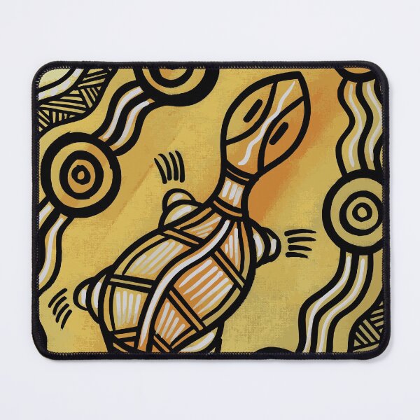 Item preview, Authentic Aboriginal Art - Goanna designed and sold by HogarthArts.