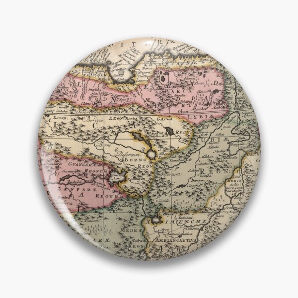 Item preview, Old Map of Africa in 1740 designed and sold by ganje.