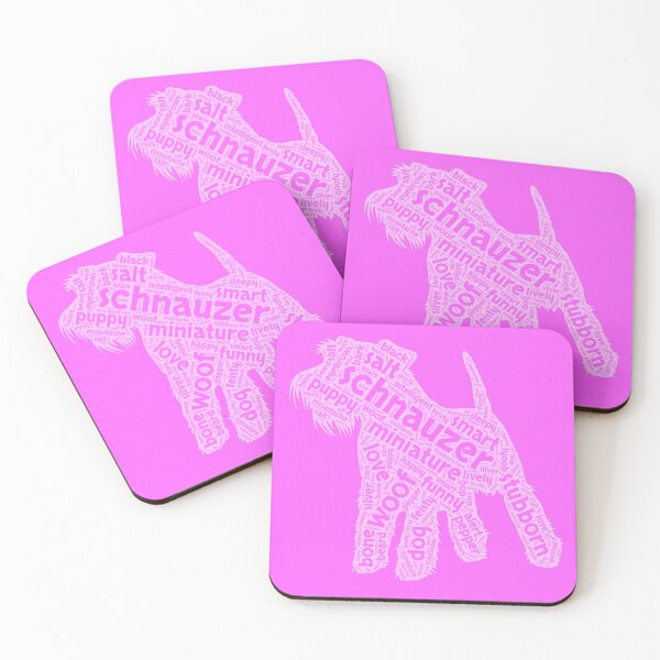 Item preview, Schnauzer - Pretty Pink  designed and sold by Jo  Young.