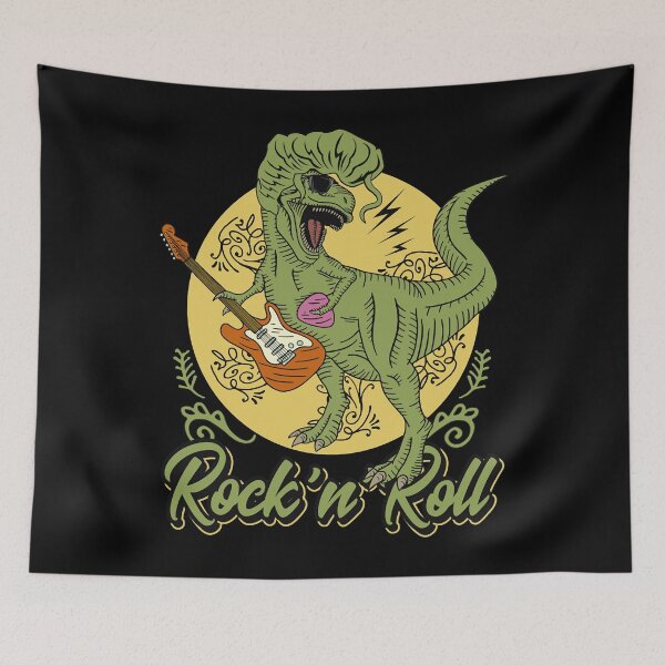Item preview, Rock and Roll Funny T Rex Humor Rockabilly Music Retro Vintage Design Classic designed and sold by LeonConnelly90.