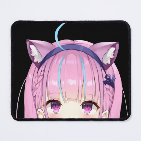 Item preview, Minato Aqua neko peeker - Hololive designed and sold by OshiOki.